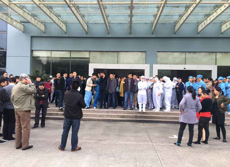
                            友旺開展消防演練，提升員工消防安全意識